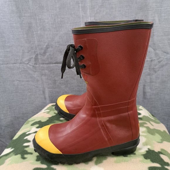 RED WING WORX Waterproof Steel Toe Boots 400 Thinsulate Ultra Sz. US 6